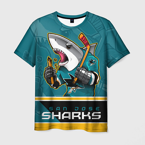 Мужская футболка San Jose Sharks / 3D-принт – фото 1