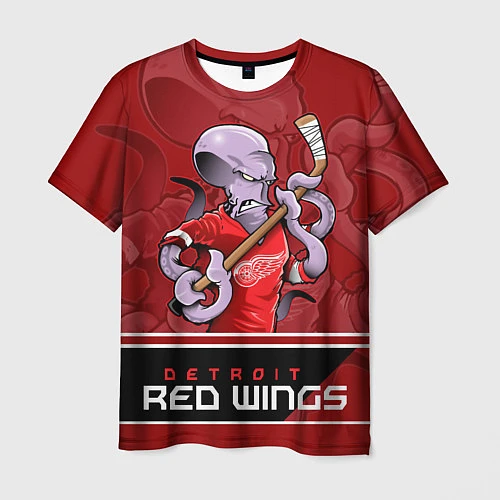Мужская футболка Detroit Red Wings / 3D-принт – фото 1