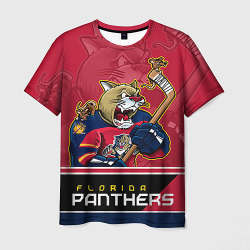 Мужская футболка Florida Panthers / 3D-принт – фото 1