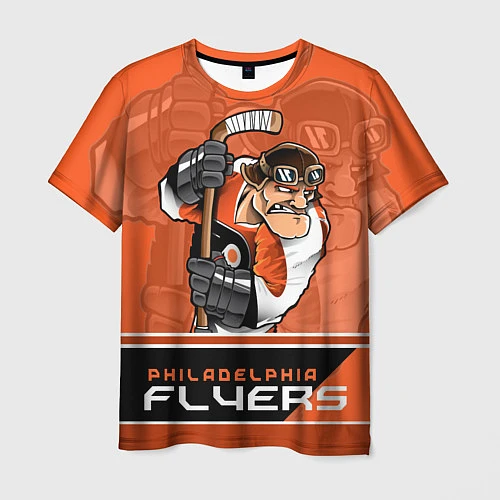 Мужская футболка Philadelphia Flyers / 3D-принт – фото 1