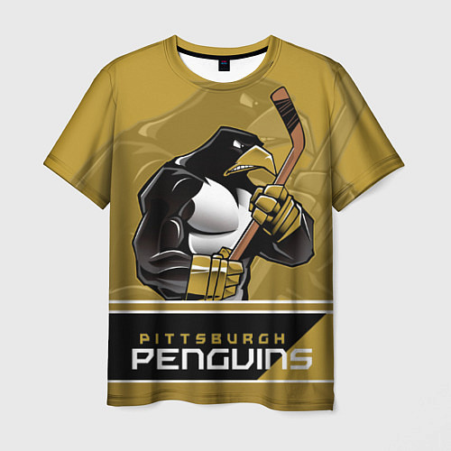 Мужская футболка Pittsburgh Penguins / 3D-принт – фото 1