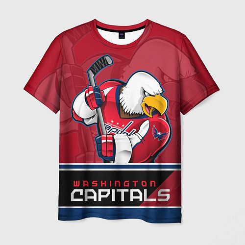 Мужская футболка Washington Capitals / 3D-принт – фото 1