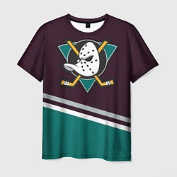 Футболка мужская Anaheim Ducks, цвет: 3D-принт