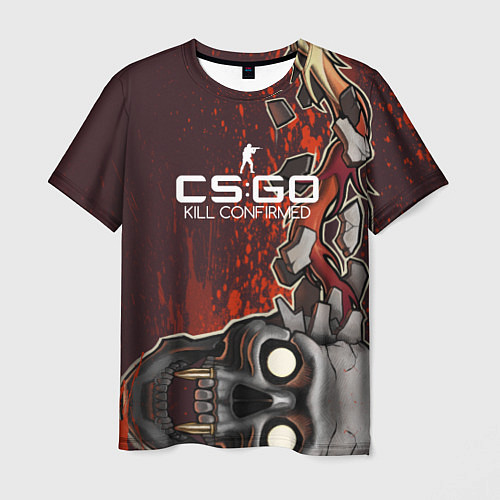 Мужская футболка CS:GO Kill Confirmed Style / 3D-принт – фото 1