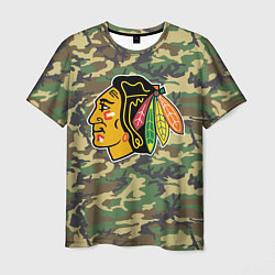 Мужская футболка Blackhawks Camouflage