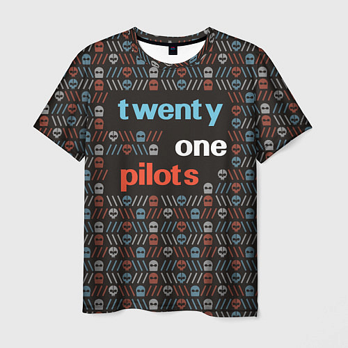 Мужская футболка Twenty One Pilots / 3D-принт – фото 1