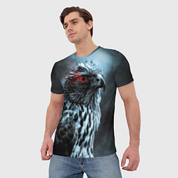 Футболка мужская Ночной орёл, цвет: 3D-принт — фото 2