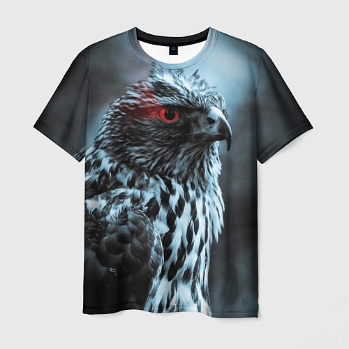 Мужская футболка Ночной орёл / 3D-принт – фото 1