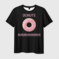 Футболка мужская Donuts, цвет: 3D-принт