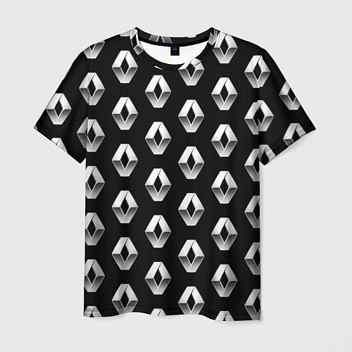 Мужская футболка Renault Pattern / 3D-принт – фото 1