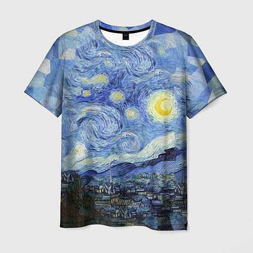 Мужская футболка Звездная ночь / 3D-принт – фото 1