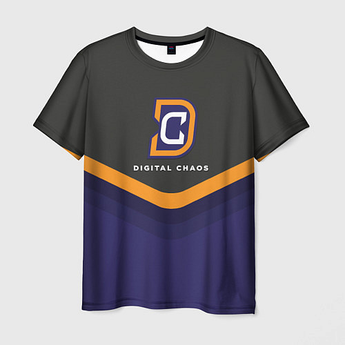 Мужская футболка Digital Chaos Uniform / 3D-принт – фото 1