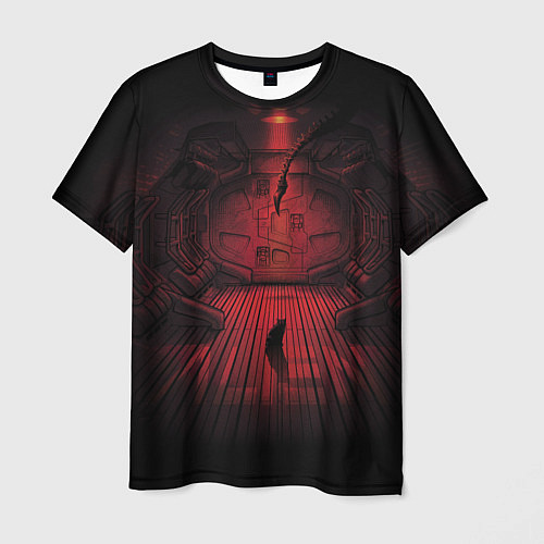 Мужская футболка Alien: Space Ship / 3D-принт – фото 1