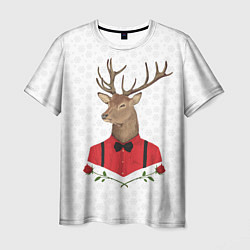 Футболка мужская Christmas Deer, цвет: 3D-принт