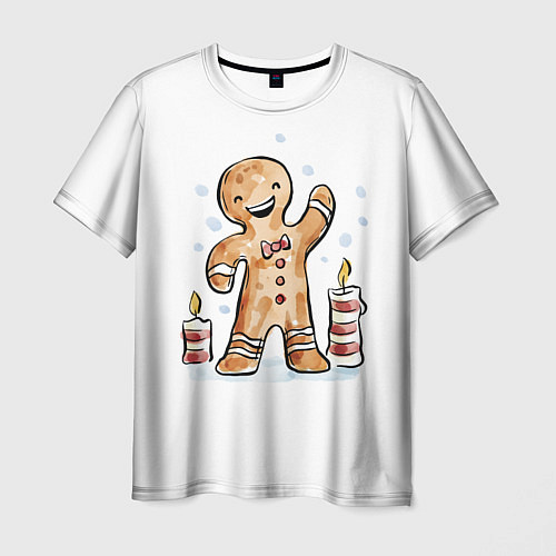 Мужская футболка Печенюшка / 3D-принт – фото 1