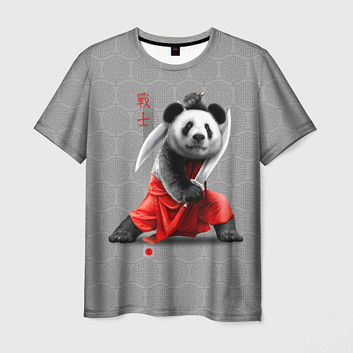 Мужская футболка Master Panda / 3D-принт – фото 1