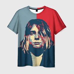 Футболка мужская Kurt Cobain, цвет: 3D-принт