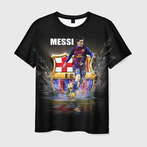 Мужская футболка Messi FCB / 3D-принт – фото 1
