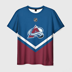 Футболка мужская NHL: Colorado Avalanche, цвет: 3D-принт