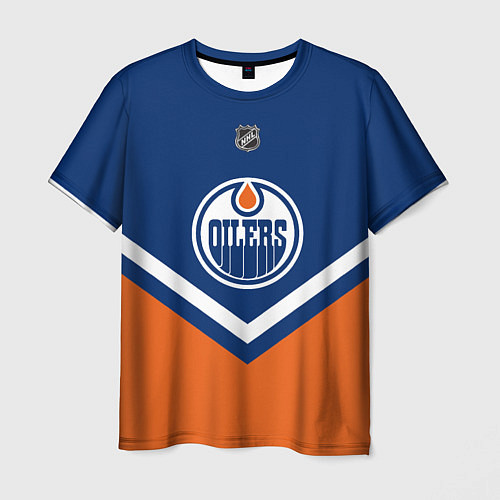 Мужская футболка NHL: Edmonton Oilers / 3D-принт – фото 1