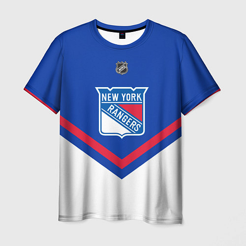 Мужская футболка NHL: New York Rangers / 3D-принт – фото 1