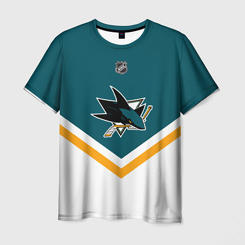 Мужская футболка NHL: San Jose Sharks / 3D-принт – фото 1