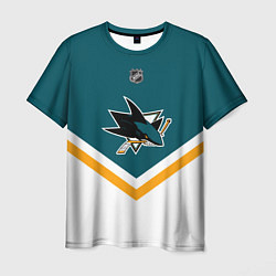 Футболка мужская NHL: San Jose Sharks, цвет: 3D-принт