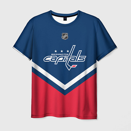 Мужская футболка NHL: Washington Capitals / 3D-принт – фото 1