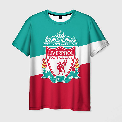 Мужская футболка Liverpool: You'll never walk alone / 3D-принт – фото 1