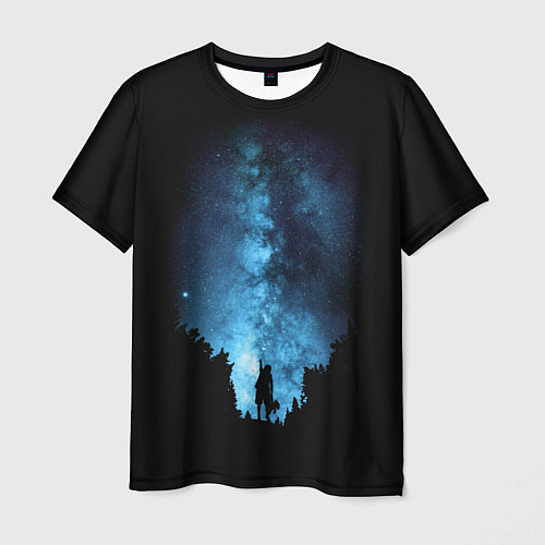 Мужская футболка Млечный путь / 3D-принт – фото 1