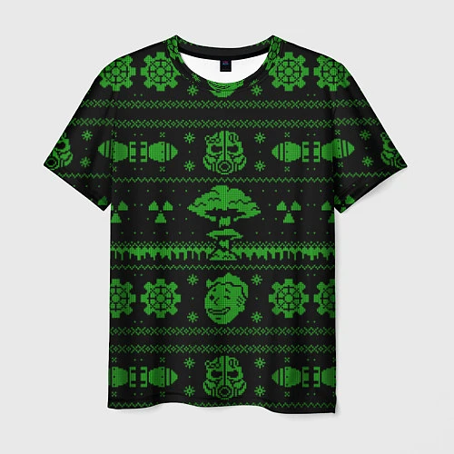 Мужская футболка Ядерная зима / 3D-принт – фото 1