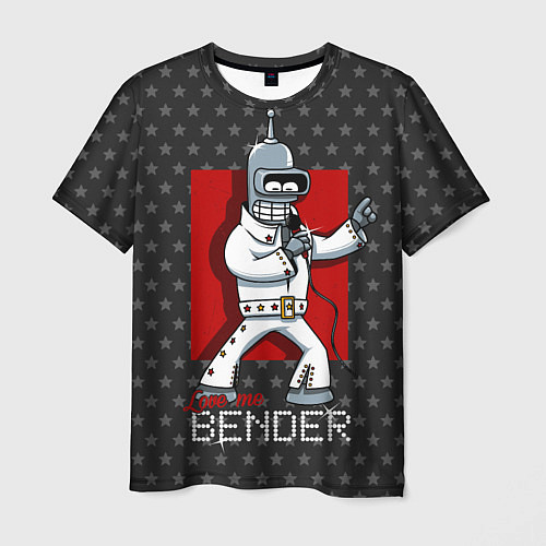 Мужская футболка Bender Presley / 3D-принт – фото 1