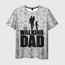 Футболка мужская Walking Dad, цвет: 3D-принт
