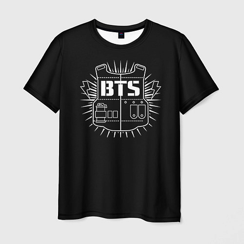 Мужская футболка BTS: Jin / 3D-принт – фото 1