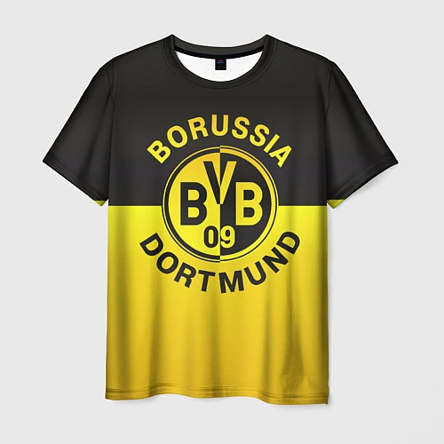 Мужская футболка Borussia Dortmund FC / 3D-принт – фото 1