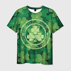 Футболка мужская Ireland, Happy St. Patricks Day, цвет: 3D-принт