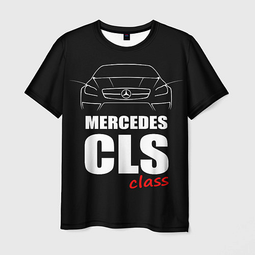 Мужская футболка Mercedes CLS Class / 3D-принт – фото 1