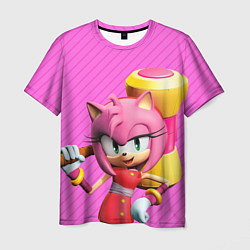 Футболка мужская Amy Rose, цвет: 3D-принт