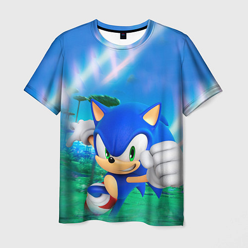 Мужская футболка Sonic Boom / 3D-принт – фото 1