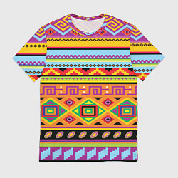 Футболка мужская Этнический орнамент, цвет: 3D-принт