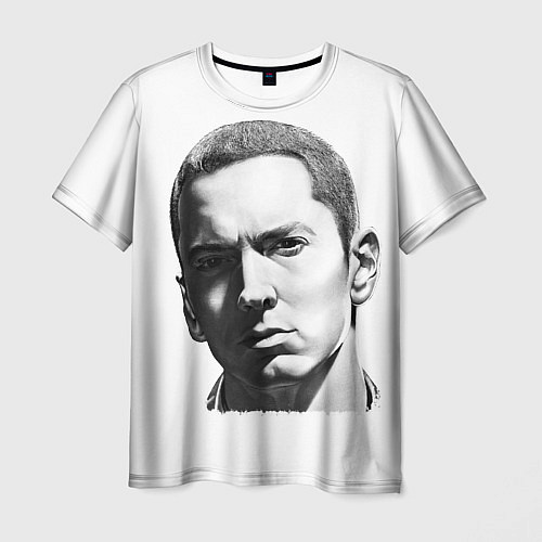 Мужская футболка Eminem: Realism / 3D-принт – фото 1