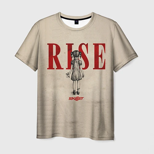 Мужская футболка Skillet: Rise / 3D-принт – фото 1
