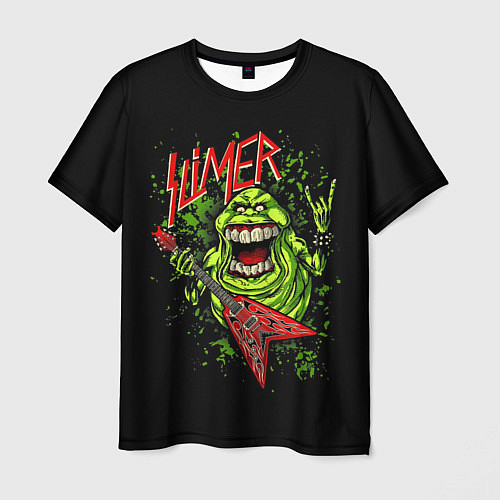 Мужская футболка Slayer Slimer / 3D-принт – фото 1