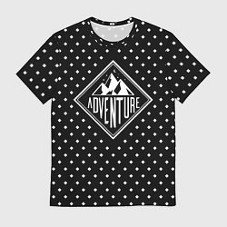 Футболка мужская Adventure, цвет: 3D-принт