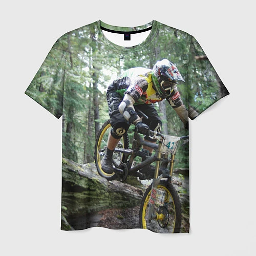 Мужская футболка Велоспорт гонка / 3D-принт – фото 1