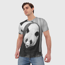 Футболка мужская Большая панда, цвет: 3D-принт — фото 2