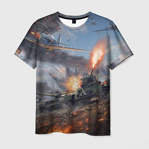 Мужская футболка Отечественная война / 3D-принт – фото 1