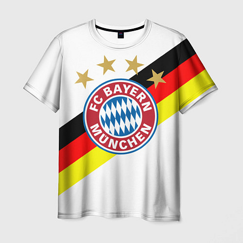 Мужская футболка FC Bayern: Germany / 3D-принт – фото 1