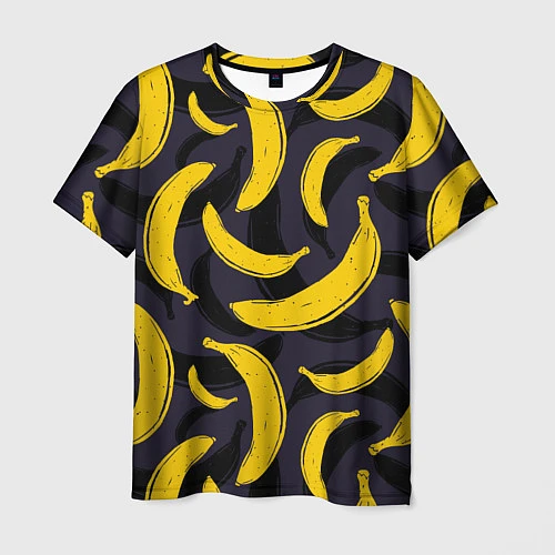 Мужская футболка Бананы / 3D-принт – фото 1