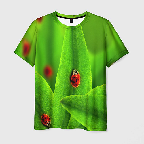 Мужская футболка Милые насекомые / 3D-принт – фото 1